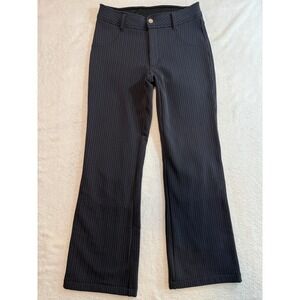 AFRC Schoeller Switzerland Pinstripe Ski Pants Womens 6 Regular black 7607R